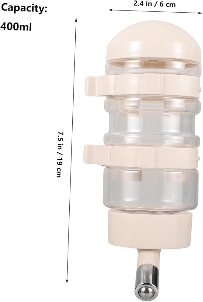 BESPORTBLE Dog Auto Water Dispenser Portable Cat Waterer Puppy Feeder Pet Water Bottle Cage Safe
