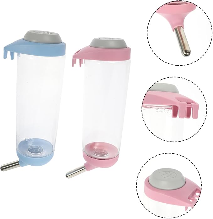 KESYOO 2pcs Automatic Pet Water Feeder Dispenser Hanging Water Dispenser for Cats and Dogs Capacity Safe Design Nozzle for Easy Drinking