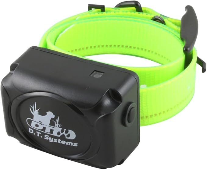 DT Systems H2O 1810, 1820, 1830 Plus Series Add-On/Replacement Collar Receiver, Waterproof Rechargeable Remote Hunting Dog Training Additional E-Collar, 1800-Yard Range, 16 Stimulation Levels, Green