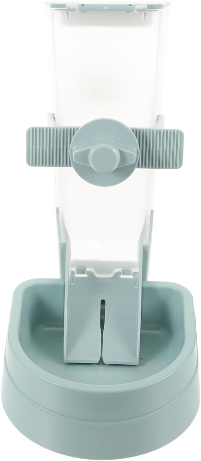 2L Automatic Dog Feeder Hanging PET Bowl Timed Dispenser Blue for Cage Feeding Suitable for Puppies and Small Dogs