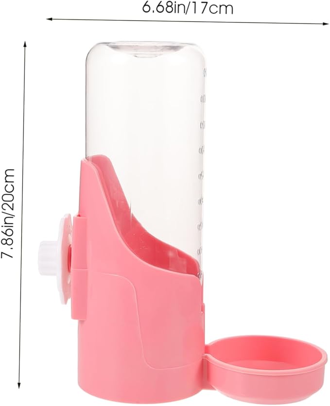 SUPVOX Pet Dog Water Feeder Automatic Hanging Drinking Device for Cats and Dogs Wear Resistant Puppy Feeder Easy to Secure Comfortable Angle for Drinking and Eating