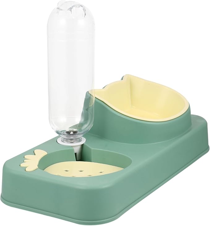 Automatic Water Dispenser Pet Bowl Dual Use Dog Feeder Water Bowl Non Spill Design for Cats Dogs Convenient Daily Use High Grade