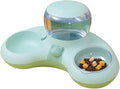 Compatible for Cats and Dogs, Anti-Tip Automatic Drinking Feeding Bowl Non-Slip Pet Food Holder(A)
