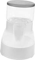 SUPVOX Automatic Cat Food Dispenser Convenient Pet Feeder Texture for Monitoring Design for Cats and Dogs Effortless Filling Gentle Gray