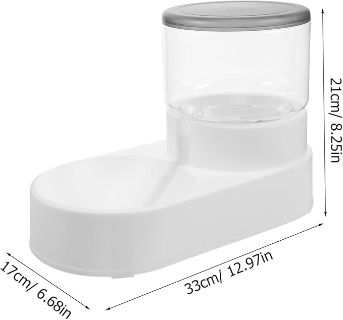 Automatic Pet Water Dispenser Capacity Cat Water Bowl Smooth for Dogs and Cats Convenient and Feeding for Home