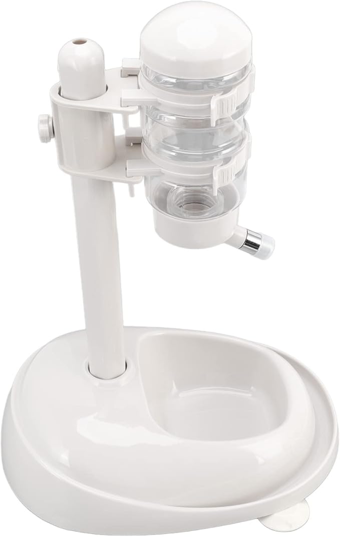 Zerodis Pet Bowl Water Dispenser Automatic Feeders Gravity Waterer Automatic Prevent Slip Detachable Feeder Adjustable Dog Standing for Puppy Cat Pet Bowl Water Dispenser Large Capacity