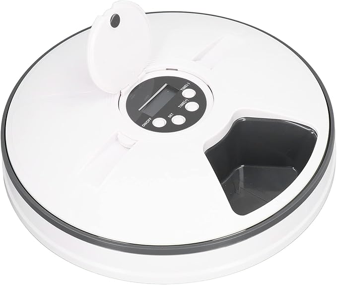 Automatic Dog Food Dispenser, Pet Dry Food Dispenser, Convenient Timed Dosing, Easy to Use with Voice Reminder for Home