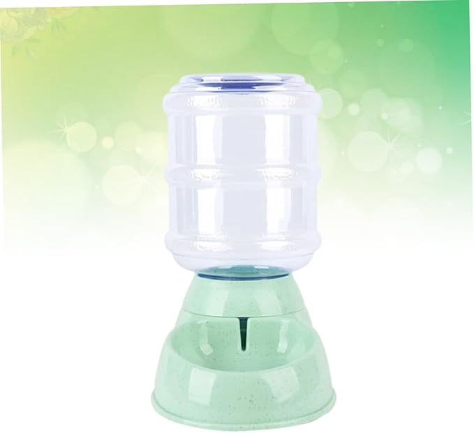Milisten Pet Water Feeder Automatic Dispenser for Cats Dogs Removable Chassis Safe Material for Home Use Green