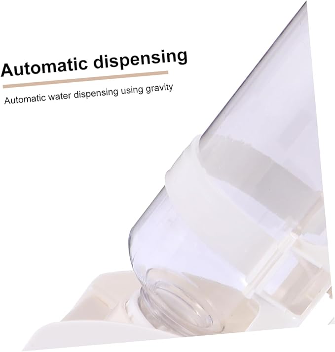 1pc White Automatic Hanging Dispenser for Pets Leak Waterer Feeder Station for Dogs and Cats for Indoor and Outdoor Use