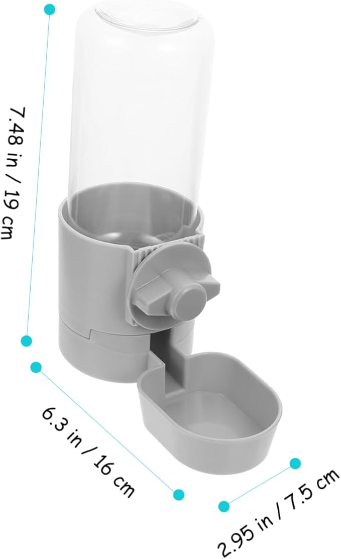 Hemoton Automatic Pet Waterer Dog Cat Feeder Hanging Water Bowl Easy Clean Stable