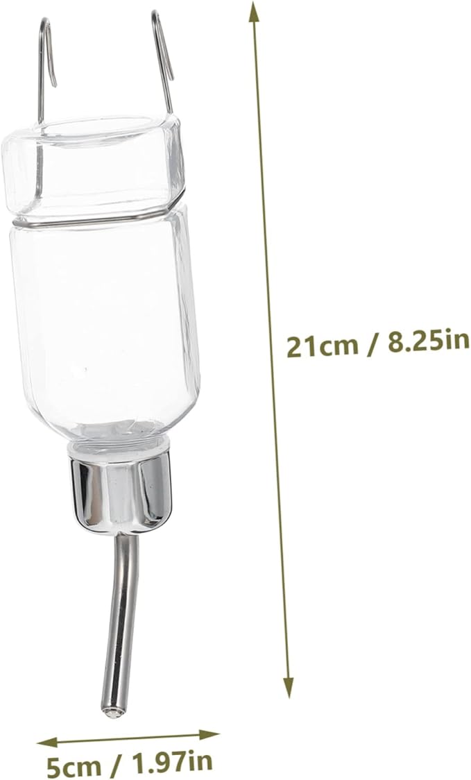 Mikikit Hanging Water Feeder Automatic Leak Dog Water Dispenser for Pets for Cages Provides Drinking Experience for Cats and Dogs