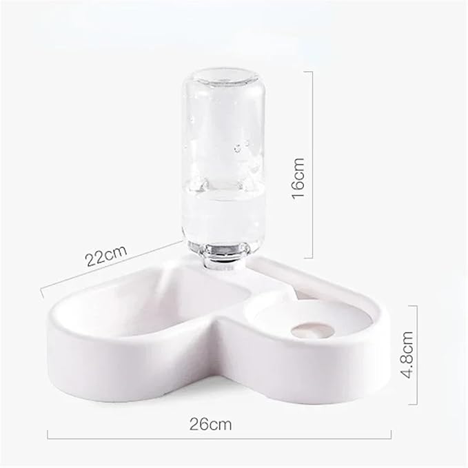 Automatic Pet Feeder & Water Feeder for Dogs and Cats - Adjustable Dog Bowl with Smart Timer