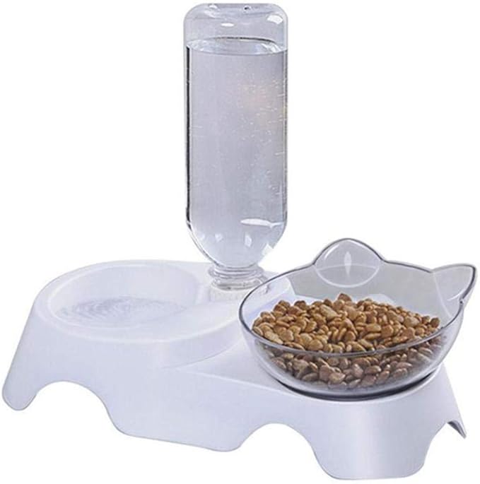 Pets Feeder Bowl Dog Dishes Plastic Anti Slip Pet Drinkers Cat Dog Automatic Feeder Drinking Pet Bowl Water Bowl for Pets Dog Automatic Drinkers