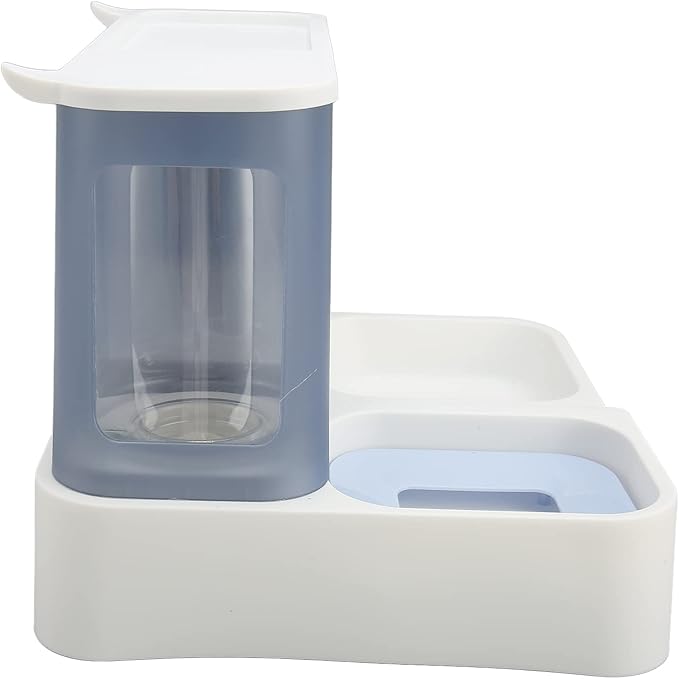 Tbest Automatic Feeders,Automatic Cat Feeder Simple C Large Ay 2 in 1 Pet Food Feeder and Water Dispenser for Catogs e
