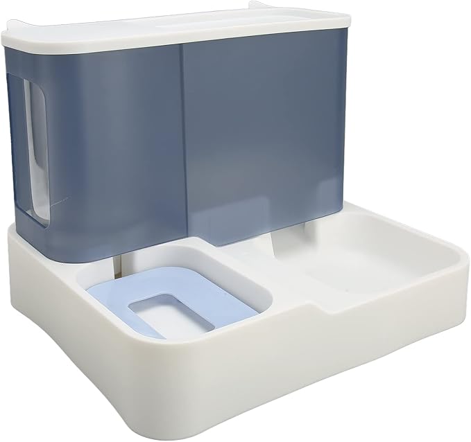 Tbest Automatic Feeders,Automatic Cat Feeder Simple C Large Ay 2 in 1 Pet Food Feeder and Water Dispenser for Catogs e