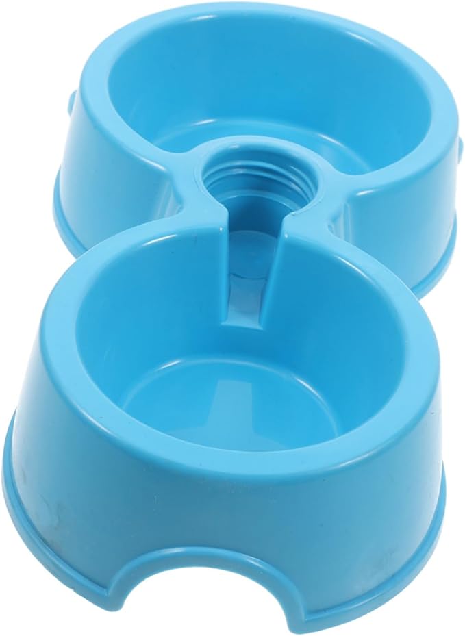 Pet Food Water Dispenser Dual Dog Bowl Slow Feeder Bowl for Small Dogs Automatic Feeder for Cats
