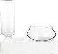 balacoo 1set Automatic Cat Water Dispenser Capacity Tilted Pet Water Feeder for Dogs and Prevents Spills and Keeps Clean Random Style
