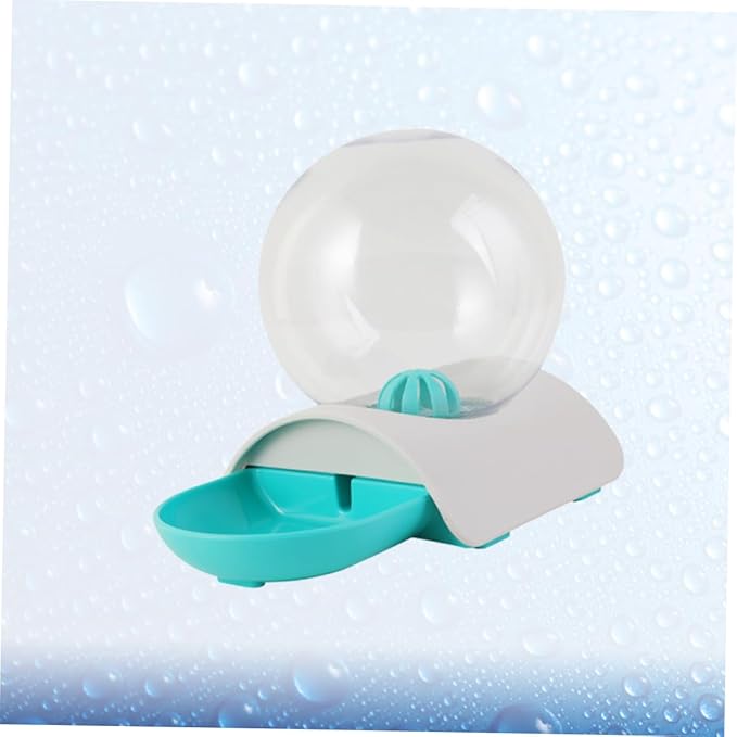 HANABASS Automatic Pet Water Dispenser Smooth Drinking Bowl for Cats and Dogs Blue Unique Design Prevents Spills for Home Decor Easy to Clean