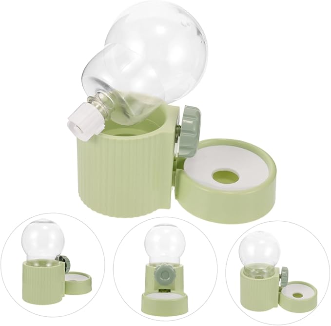 Mipcase 2pcs Hanging Automatic Pet Food and Water Dispenser Dog and Cat Feeder Space-Saving Design Easy Installation for Convenient Hydration and Feeding