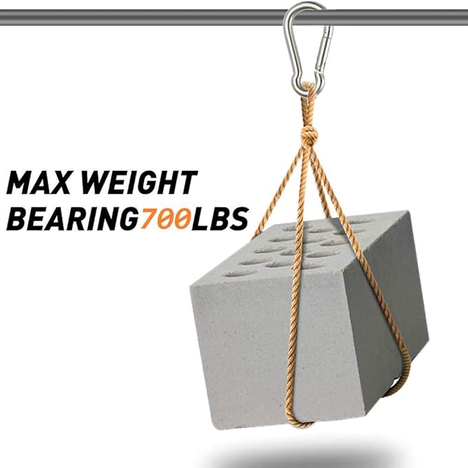 Large Spring Snap Hook Carabiner, 304 Stainless Steel Heavy Duty Carabiners Clip, Stainless Steel Spring Snaps Hooks Carabiners Outdoor