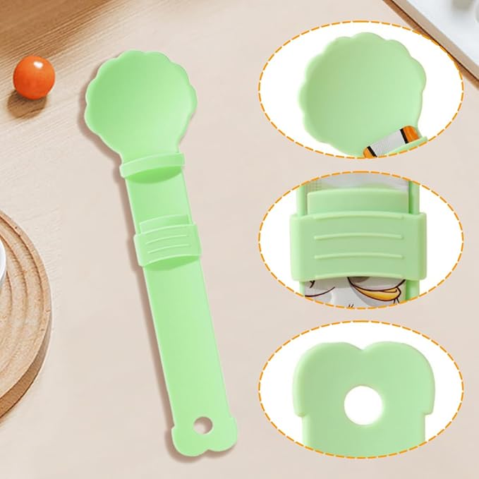 Zayookey 3Pcs Cat Strip Feeders,Cat Wet Treat Spoon Squeeze,Multifunctional Flower Shape Cat Food Dispenser Sliding Happy Spoon for Cats