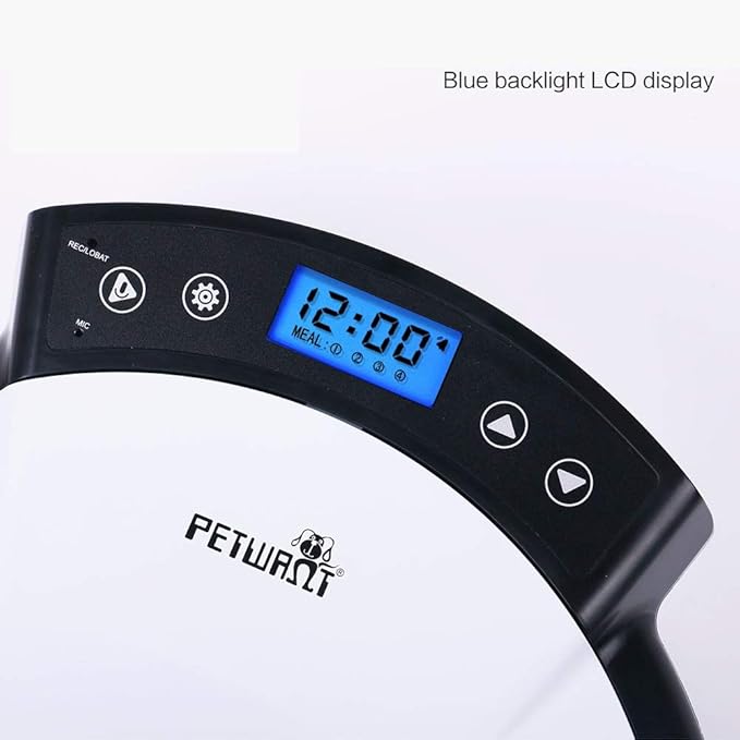Pet Supplies 5 Meals Pet Automatic Feeding Machine Flat Version Canned Timing Feeding Cats Dog APP Control Portable
