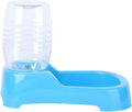 Blue Pet Water Feeder Creative Automatic Water Dispenser for Dogs and Puppies Practical Pet Drinking Tool Unique Non Overturn Design Safe and Material