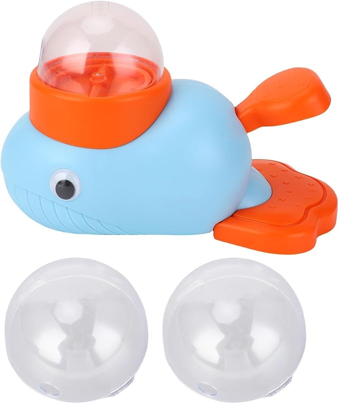 Dog Treat Dispenser Toy, Interactive Dog Toy with Automatic Feeding, Large Capacity for Dogs and Cats (Blue)