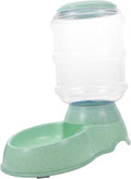 VANZACK Automatic Pet Feeder for Cats Dogs Capacity Food Dispenser Light Green Convenient Feeding for Busy Pet Owners Practical and Home Decor
