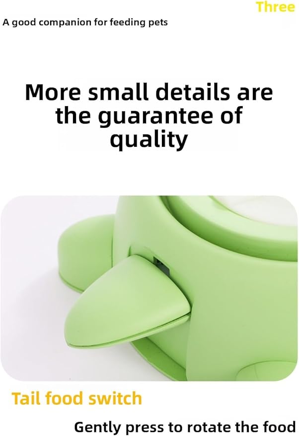 Dog Snack Auto Feeder - Dog Food Auto Feeder Toys | Snack Auto Feeder | Turtle Food Auto Feeder Toy | Interactive | for Pets, Mental Stimulation Training