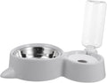 Angoily Automatic Pet Feeder Dual Bowls and Water Dispenser Leak Design for Pets Easy to Use Healthy Feeding for Dogs and Cats