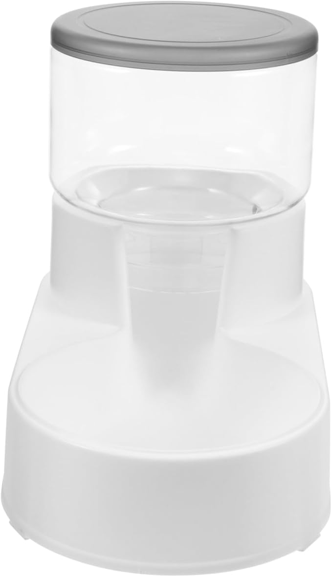 GANAZONO Automatic Pet Feeder Dispenser for Dogs and Cats Gravity Feeding Food Bowl with Texture for Easy Monitoring Durable Design with Capacity for Convenient Use