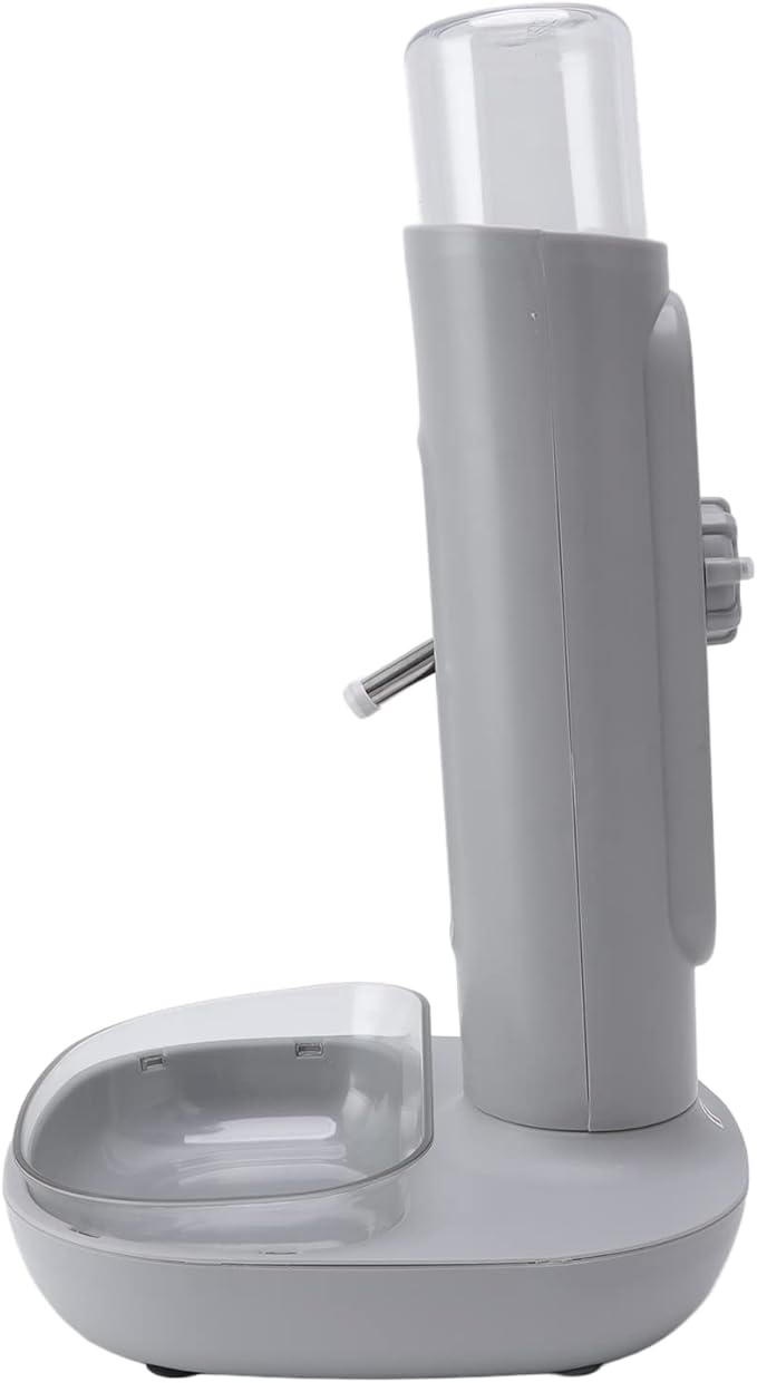 Pet Water Dispenser, Adjustable Height Detachable Dog Water Bowl Bowl Automatic 480ml Bottle Standing Drinking Feeder for Dog Cat