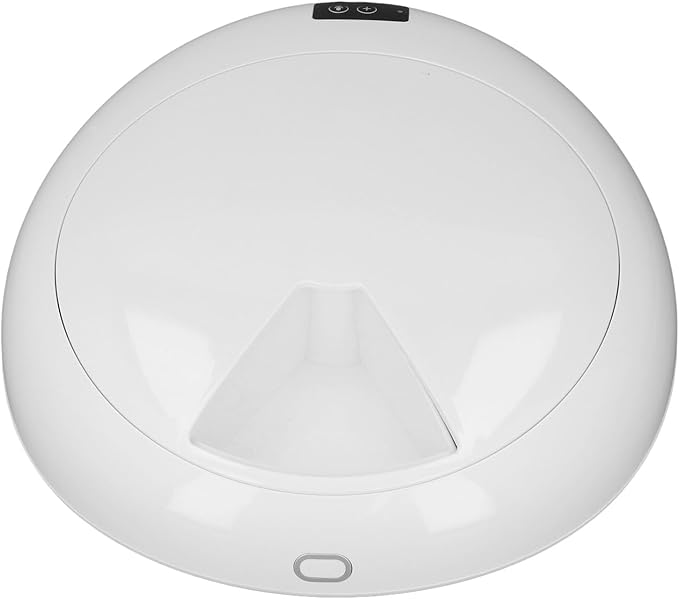 ANGGREK Automatic Wet Food Feeder, an Easily Divided 6-Meal Automatic Pet Feeder for Pet Store for Store (White)