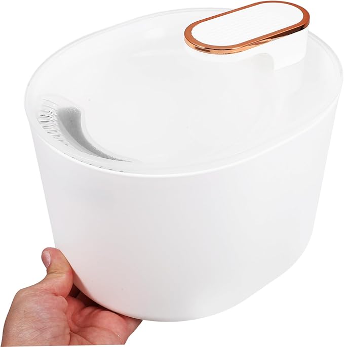 3l Auto Electric Pet Water Fountain Dog Cat Drinking Dispenser Filter Self-Filling Low Water Level Protection Pp Material Mineral White