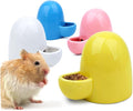 Happyyami Pet Water Dispenser and Feeder Puppy Cages Feeder Automatic Cat Chinchilla Food Doggie Water Bottle Auto Water Feeder Rabbit Drinking Bowl Birds Food Animal Pet Food Glass Ceramics
