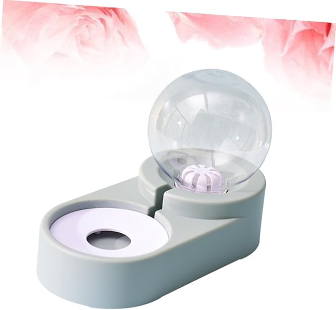 Pet Water Fountain for Dogs Cats Puppies Automatic Dual Bowl Feeder Deshedding Nozzle Pet Drinking Tool
