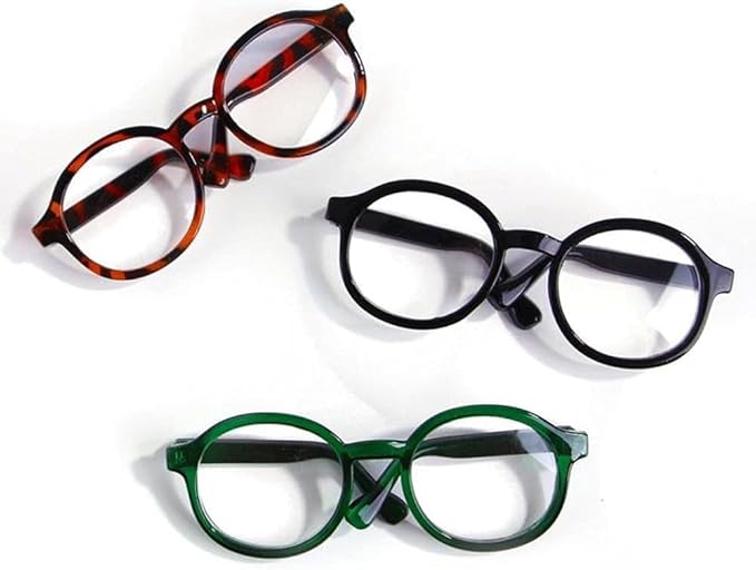 Black Pet Dog Cute Glasses Clear Lens Retro Glasses Photo Props Transparent Cat Sun Glasses for Small Dogs Cats Cosplay Costume Dog Sunglasses
