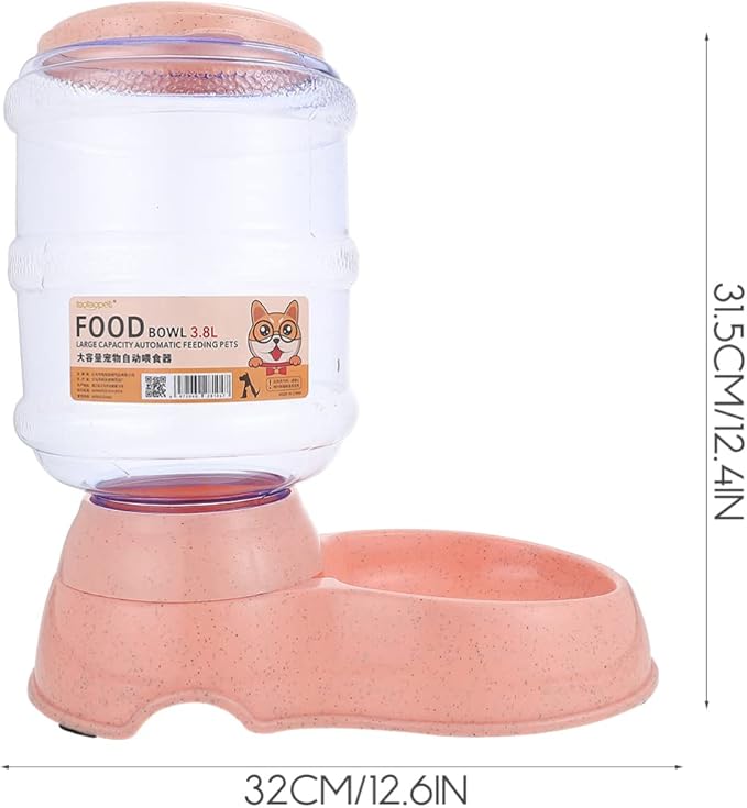 Automatic Pet Food Dispenser Capacity Unique Design Pet Feeder for Dogs Cats Home Decoration Non-tip Feature for Dry Food Supply