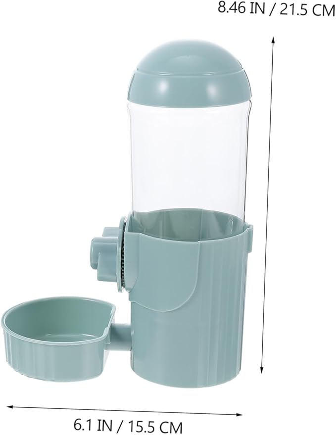 Automatic Pet Water Feeder Hanging Water Dispenser for Cats and Dogs Durable Design Prevents Spills Easy to Install and Use for Pet Cages and Crates