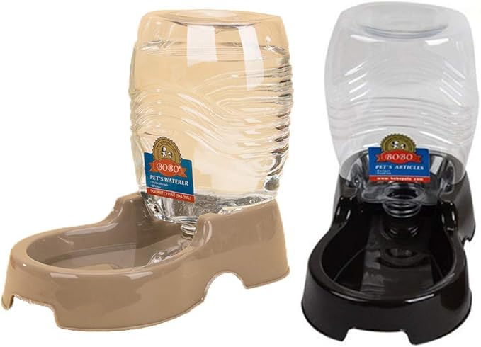 Water Food Dispenser Automatic for Dogs Cats Refill Self Feeding for Small Large Pets 1pcs Random Color