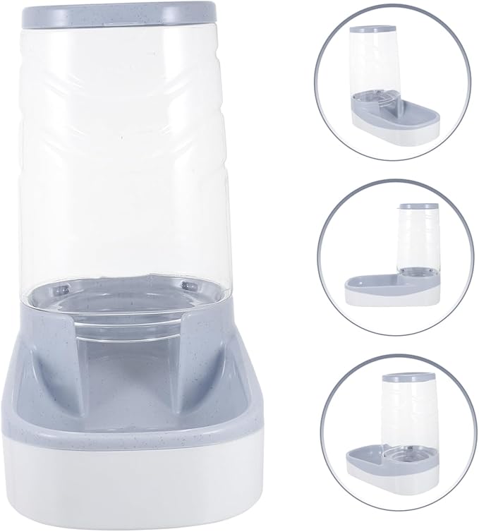Automatic Pet Feeder Food Storage Bowl for Cats and Dogs Simple and Elegant Design for Easy Feeding for Busy Pet Owners