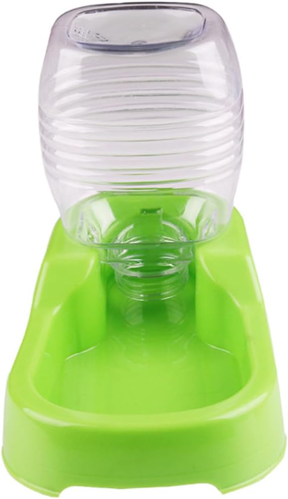 FRCOLOR 3pcs Pet Water Feeder Creative Drinking Bowl for Dogs Puppies Non-Spill Design Safe Smooth for Home and Pet Shops Green