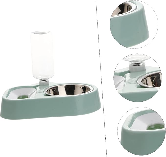 Kisangel Automatic Water Feeder for Dogs and Cats Durable Dual-use Pet Bowl with Capacity Lightweight Design Convenient Water Dispenser for Easy Pet Hydration