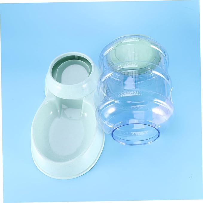 SUPVOX Automatic Feeder for Dogs Cats Plastic Bowl Pet Food Drink Dispenser Easy to Clean