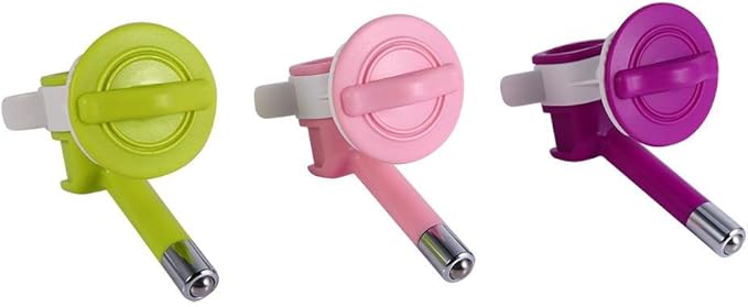 Pet Water Dispenser Nozzle Automatic Dogs Cats Water Feeder Nozzle No-Drip Water Dispenser Fountain Bottle Head Water Nozzle Anti-Leaking Pet Hanging Drinking Nozzle ()