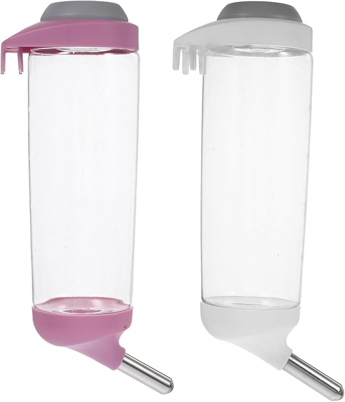 2pcs Pet Automatic Water Feeder Hanging Water Dispenser for Dogs Cats Animals Design Capacity Keeps Pets Dry and Hydrated