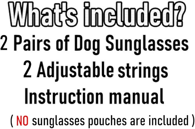 G010 Dog Pet Costume Prop Aviator Sunglasses Medium Breeds 20-40 lbs (2-Pack Black+Black-Mirror)