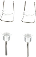 VICASKY 2Pcs Automatic Pet Water Dispenser Hanging Type Water Feeder for Cats Puppies and Dogs Capacity Leak Design Pet Supplies