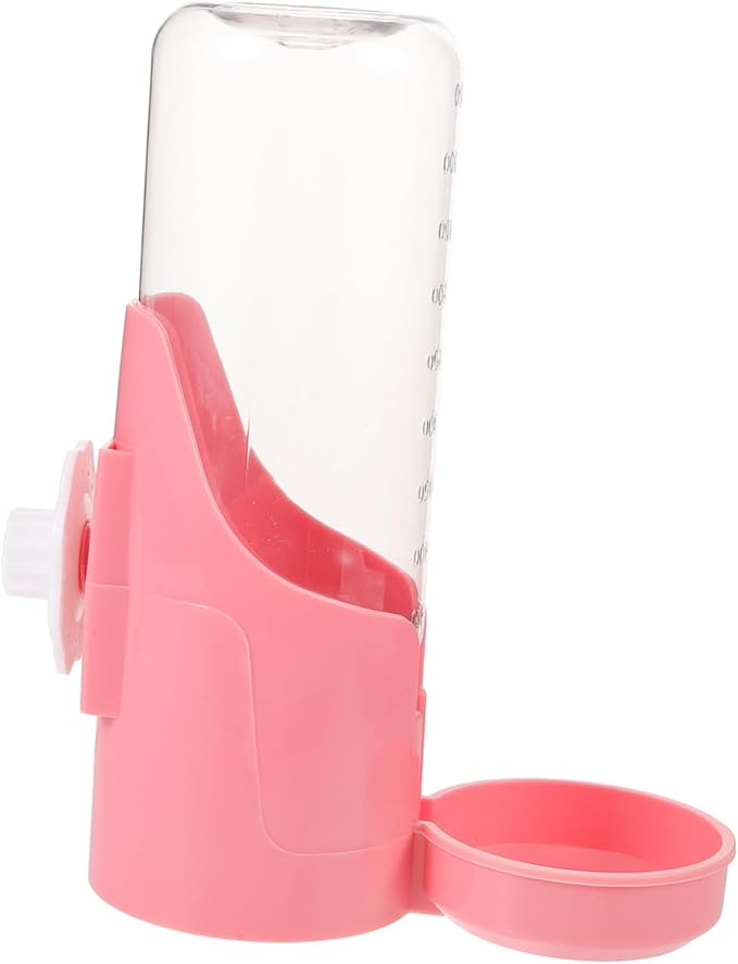 Happyyami Pet Dog Water Feeder Hanging Automatic Drinking Device for Cats Dogs Space-Saving Design Easy Installation Hydration for Cage Use Elegant